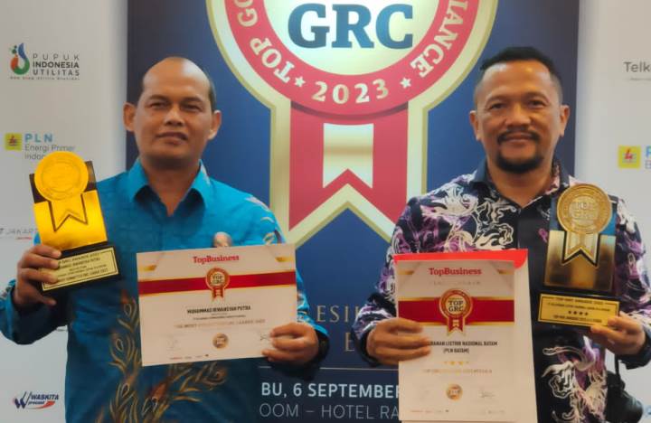 Berdedikasi Pada Grc Pt Pln Batam Raih Dua Penghargaan Top Grc Awards